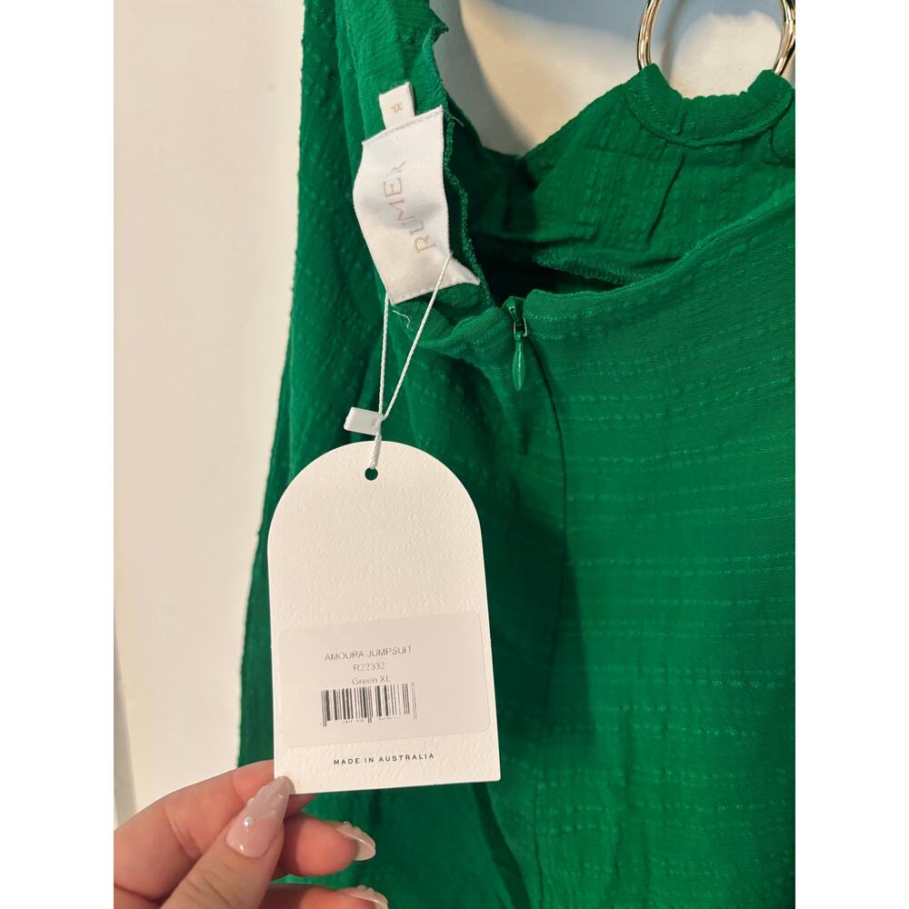 NWT Rumer Amoura Jumpsuit In Green Size XL - Picture 8 of 10